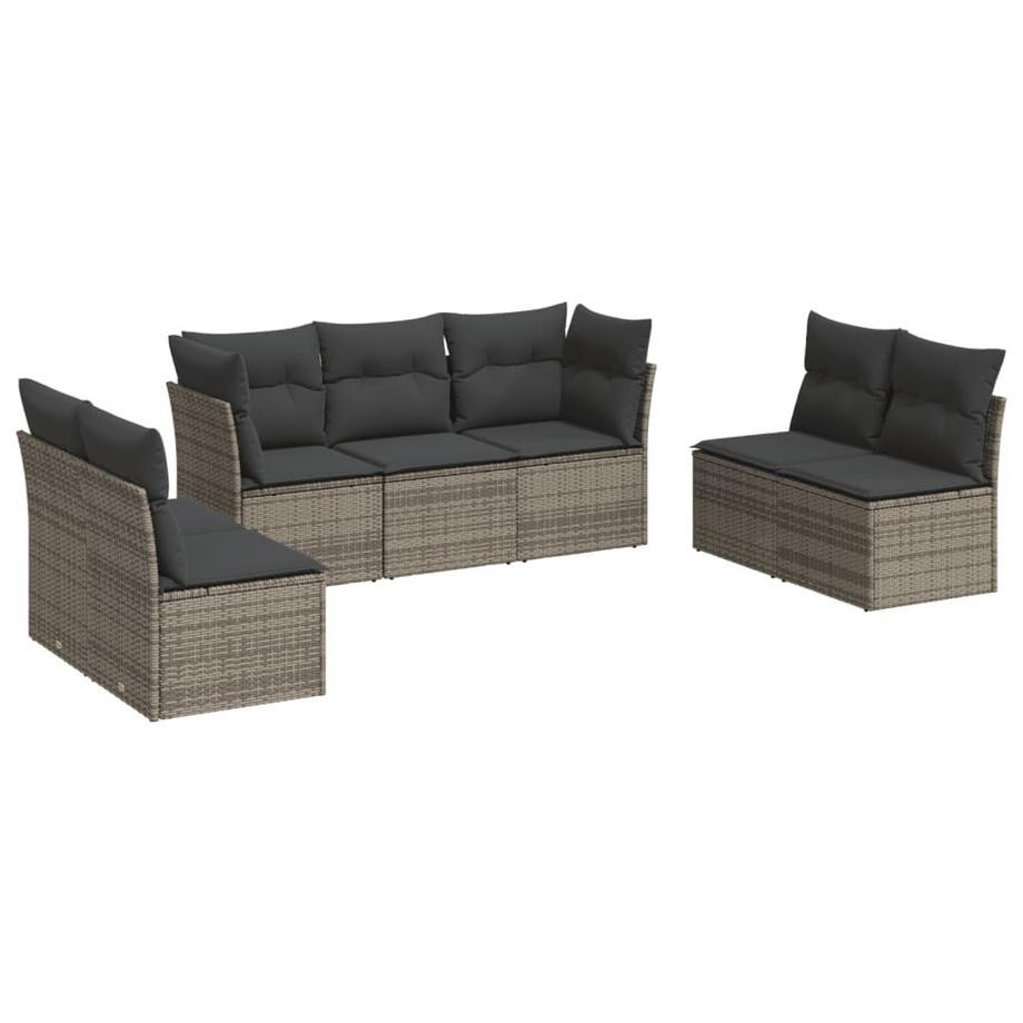 set divano da giardino Polirattan