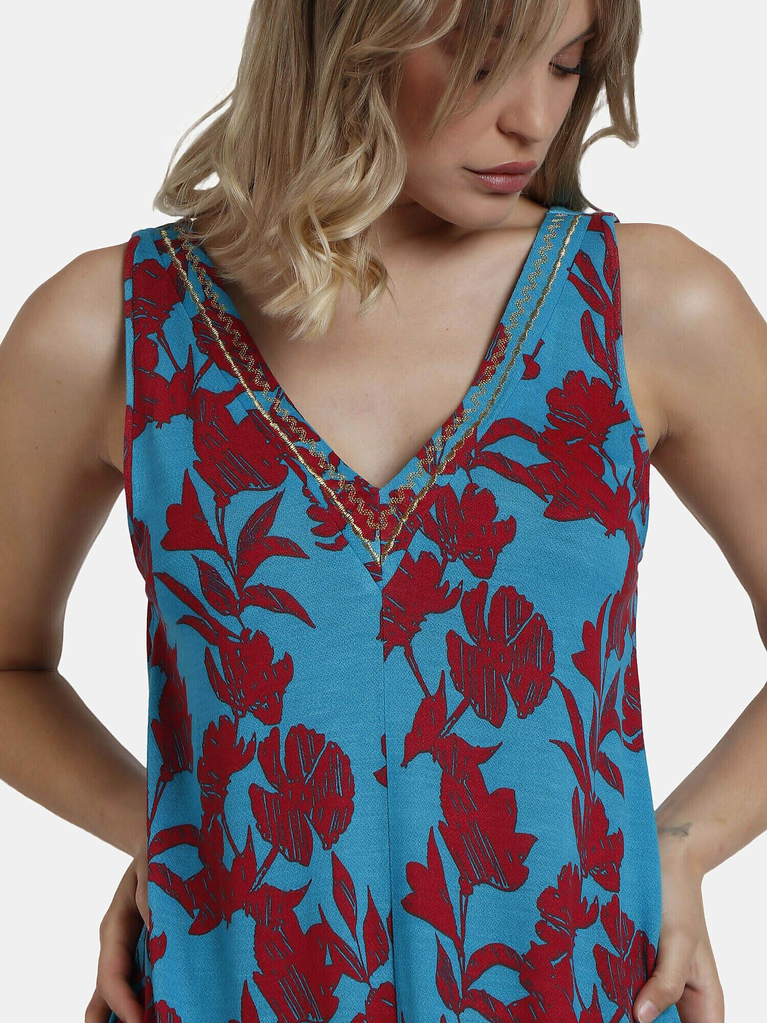 Admas Waves Ärmelloses Strandkleid  