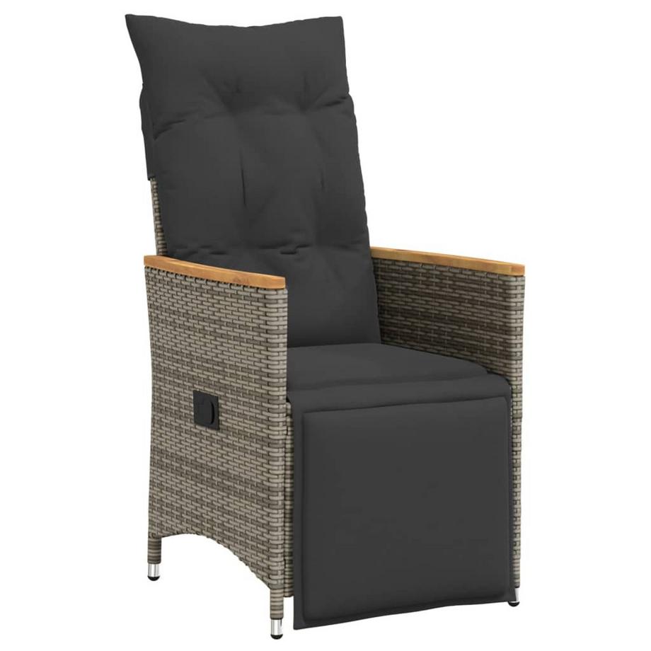 Gartensessel verstellbar poly-rattan