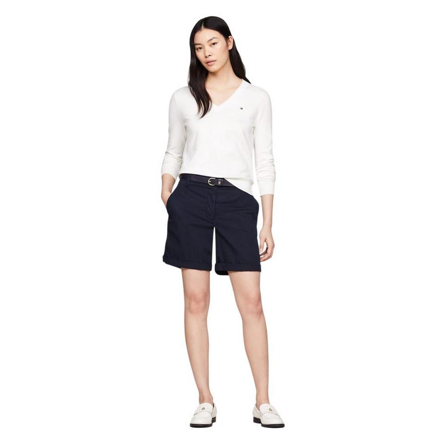 TOMMY HILFIGER Top Pull Col V  