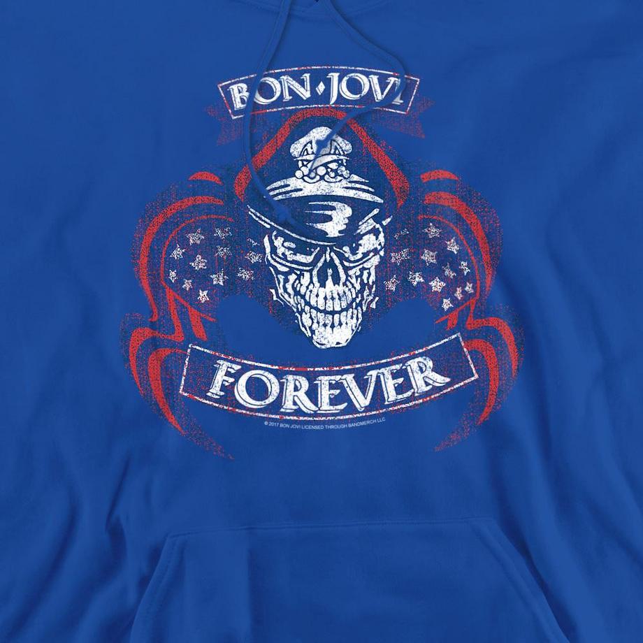 Bon Jovi  Sweat à capuche FOREVER SKULL 