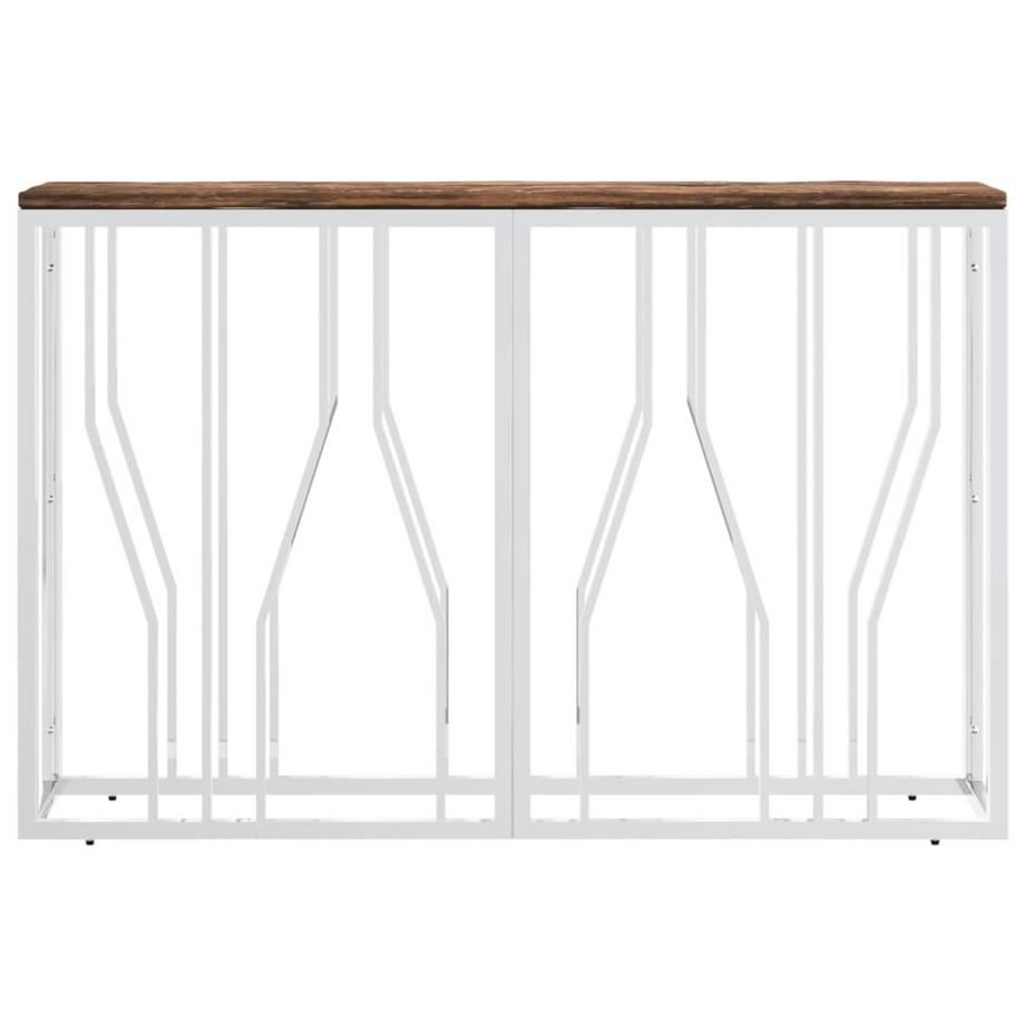 VidaXL tavolino consolle Acciaio  