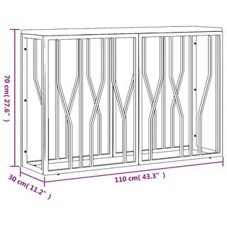 VidaXL Konsolentisch stahl  