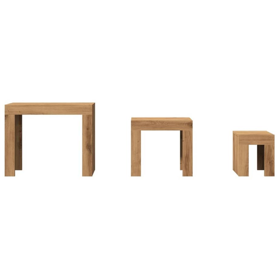 VidaXL Satztisch holzwerkstoff  
