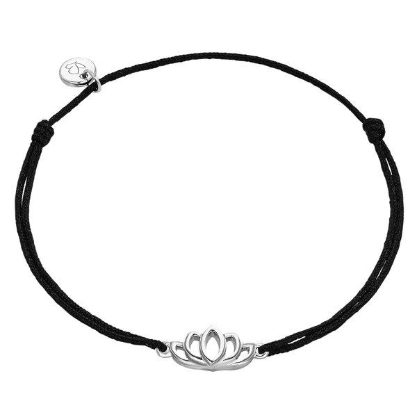 Glanzstücke München  Femme Bracelet en tissu Fleur de lotus 