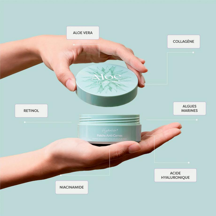 Aloe Paris  Hydralise® Augenpads gegen Augenringe, 30 Paar 