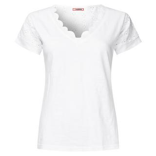 Joe Browns  Broderie-T-Shirt mit V-Ausschnitt 