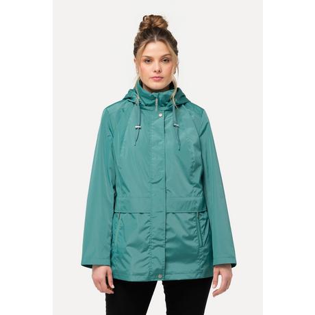 Ulla Popken HYPRAR Veste Coupe-Vent Déperlante à Capuche  