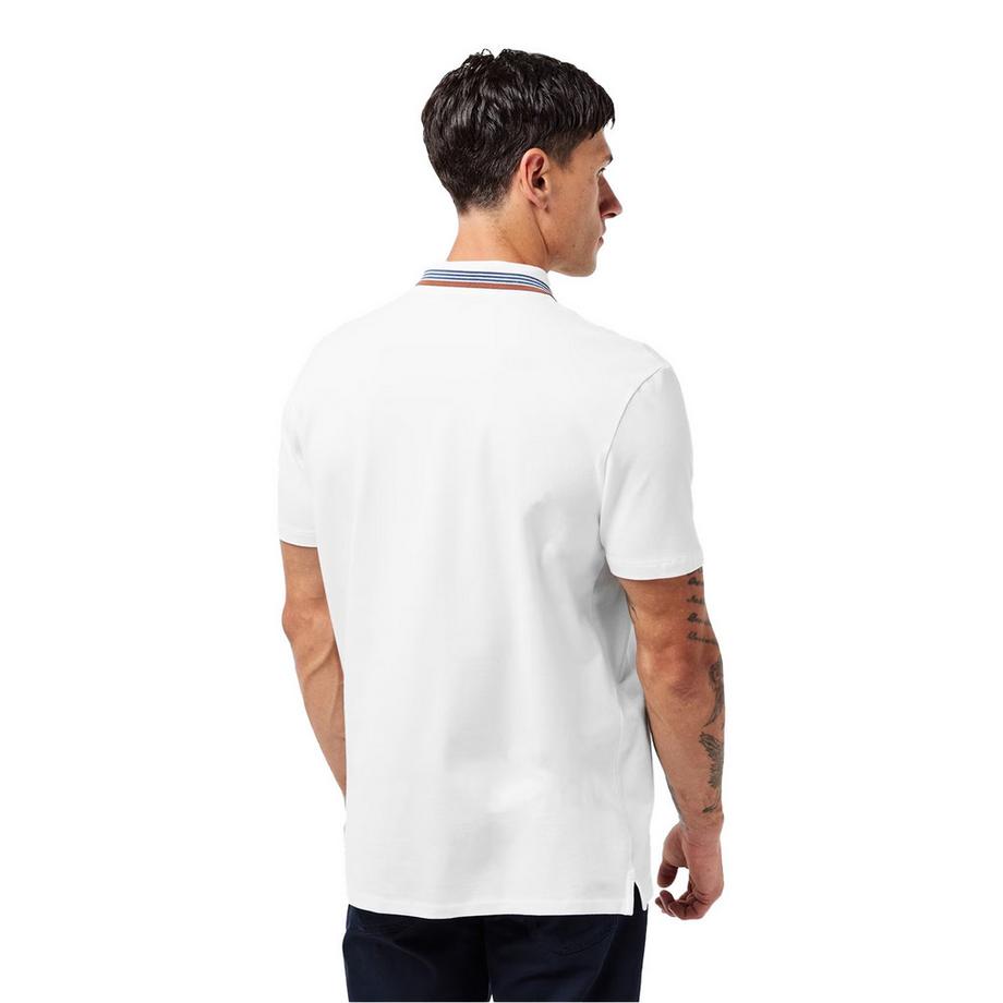 PAUL SMITH Maglietta Polo con cerniera ad un quarto  
