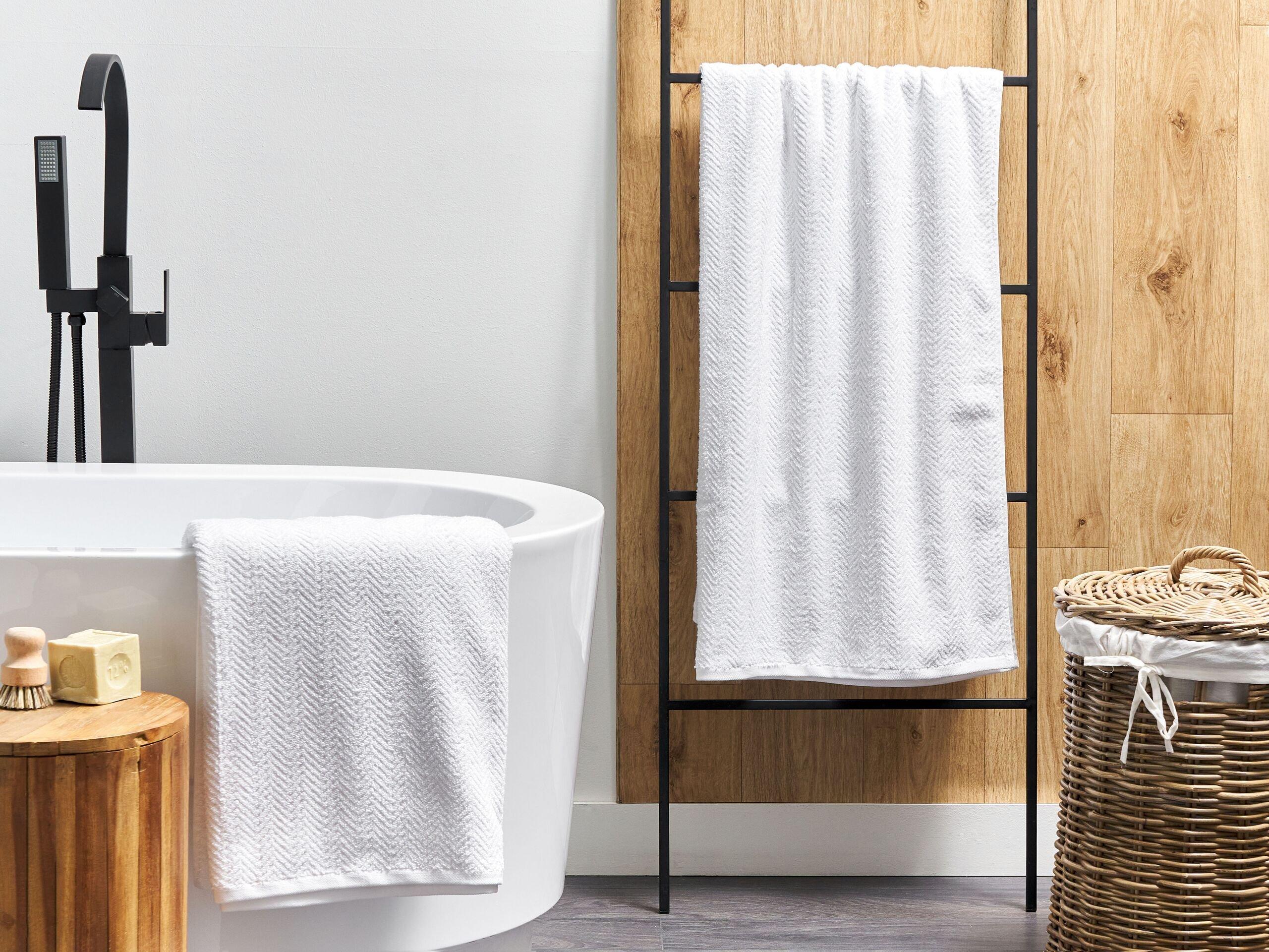 Beliani Lot de 2 serviettes en Coton MITIARO  