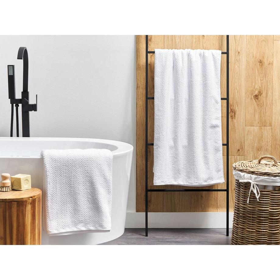 Beliani Handtücher im 2er Set aus Baumwolle MITIARO  