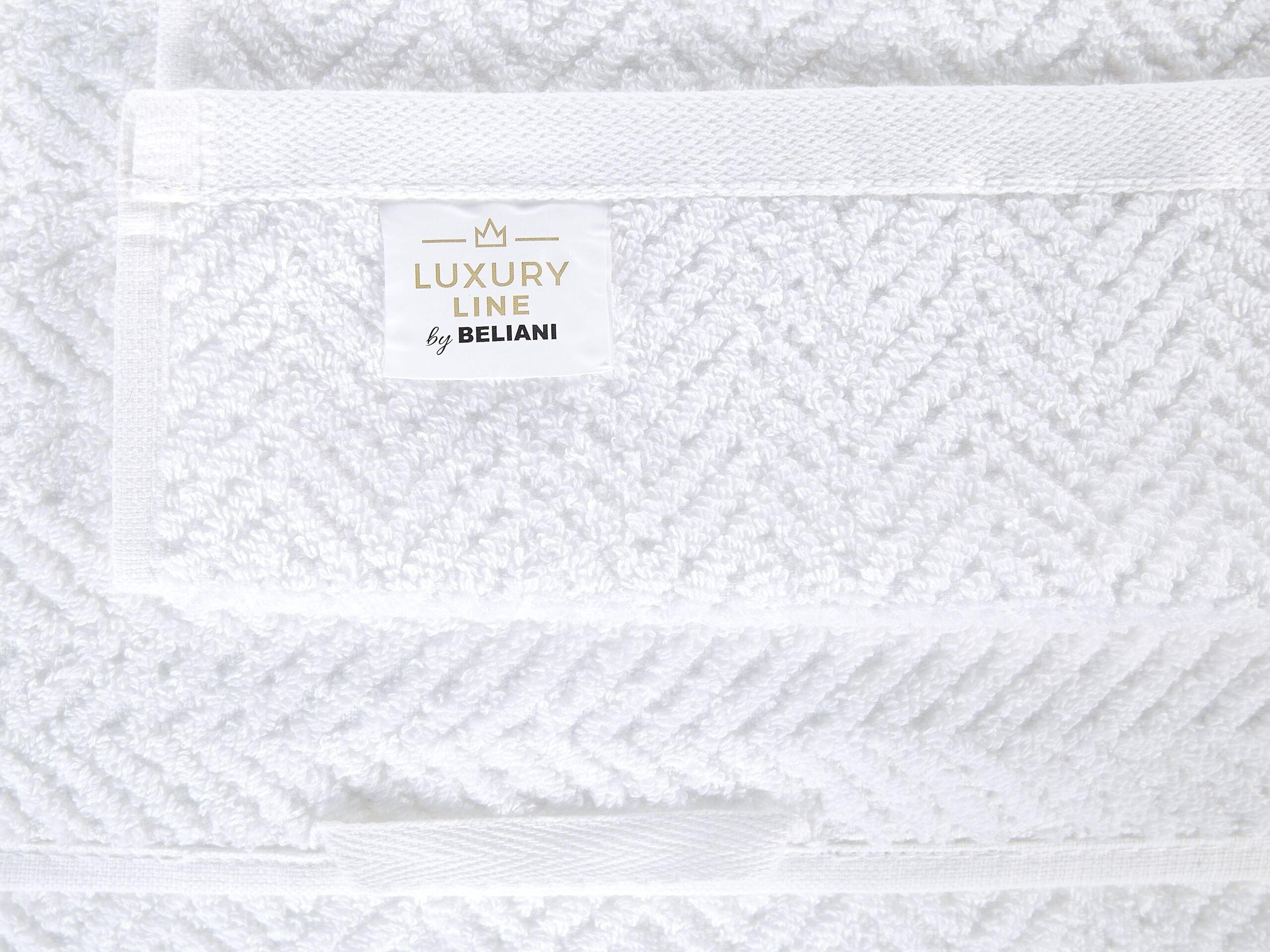Beliani Lot de 2 serviettes en Coton MITIARO  
