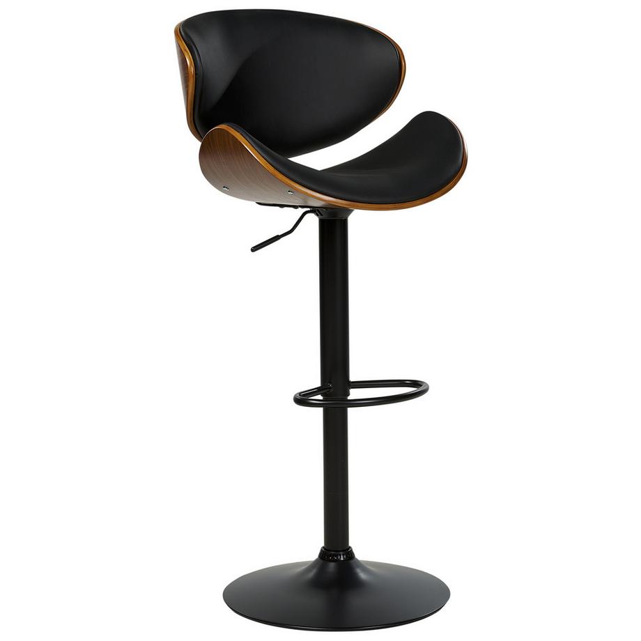 Beliani Set mit 2 Barstühlen aus Kunstleder  ROTTERDAM II  