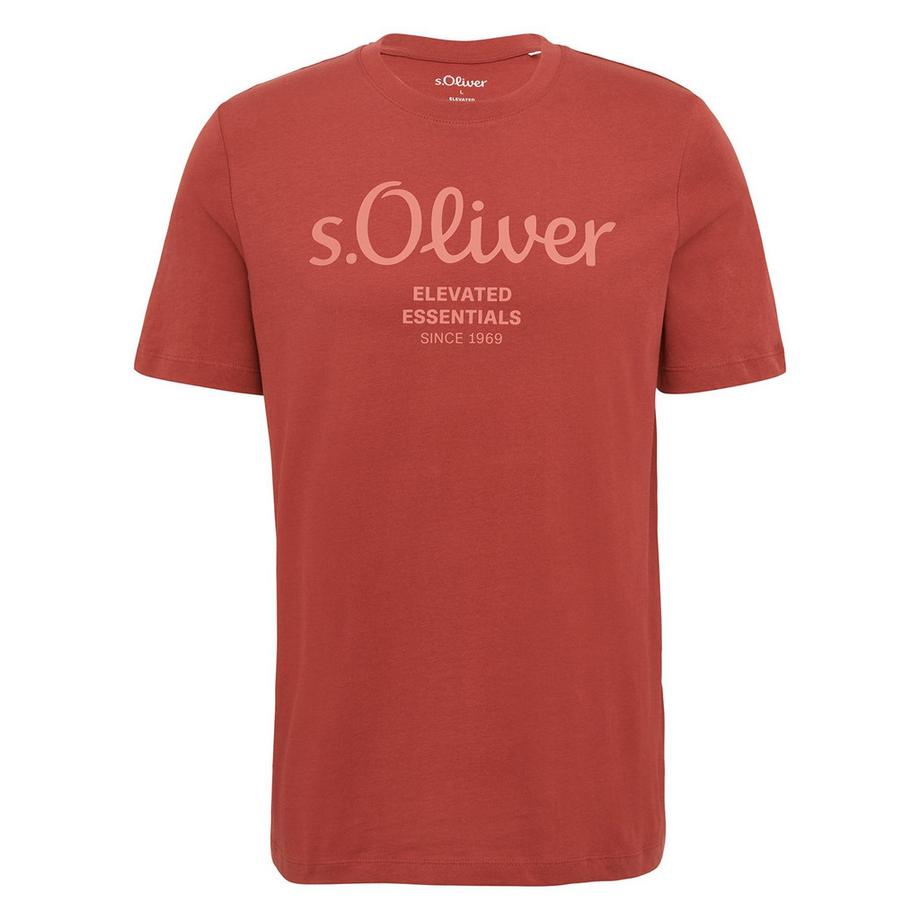 s. Oliver T-Shirt  4er Pack Bequem sitzend-Logo T-Shirt  