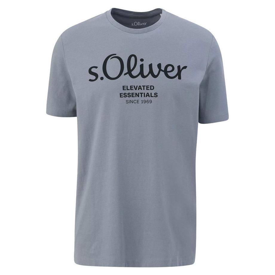 s. Oliver T-Shirt  4er Pack Bequem sitzend-Logo T-Shirt  