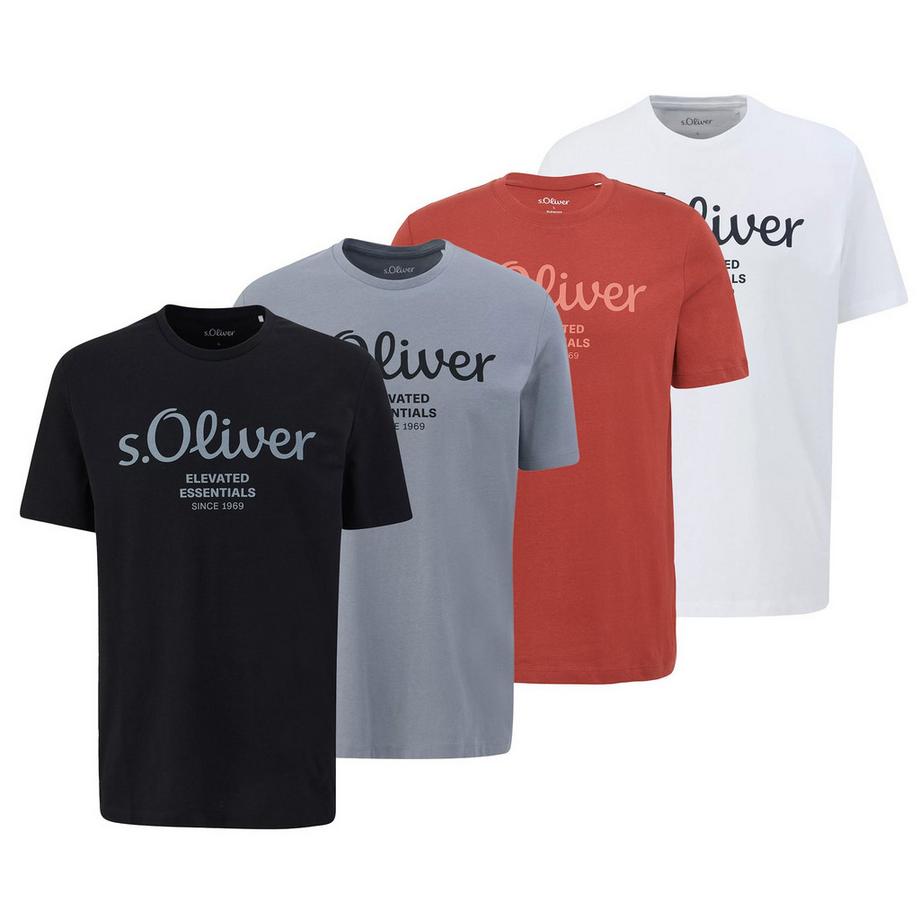 T-shirt  Pack de 4 Confortable à porter-Logo T-Shirt