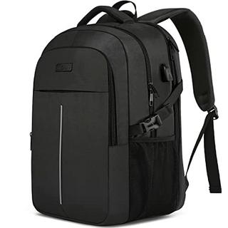 Only-bags.store Großer Laptop-Rucksack Laptop-Tasche für die Schule Arbeit mit USB-Ladeanschluss Wasserdicht  