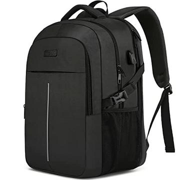 Grand sac à dos pour ordinateur portable Sacoche pour l'école et le travail avec port de charge USB Étanche