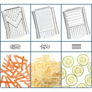 Genius Nicer Dicer Speed, set 7 pièces - gris-noir  