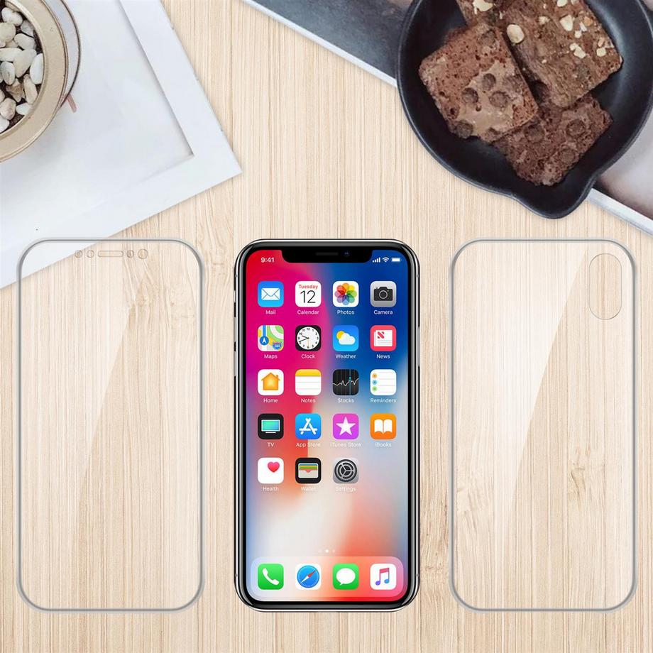 Cadorabo  Hülle für Apple iPhone X  XS 360° Full Body Front- und Rückenschutz 