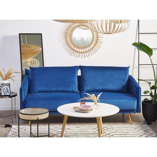 Beliani 3 Sitzer Sofa aus Samtstoff Modern MAURA  