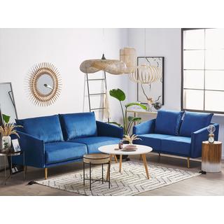 Beliani 3 Sitzer Sofa aus Samtstoff Modern MAURA  