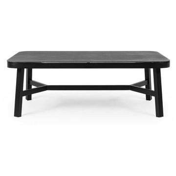 Table basse de jardin Makatea 120x75 noir