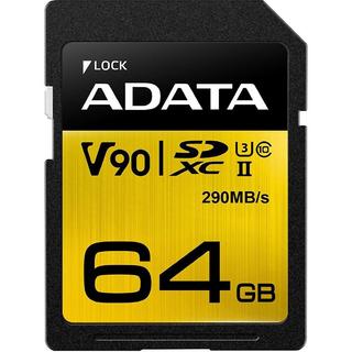 ADATA  SDXC-KARTE PREMIER ONE UHS-II 64 GB 