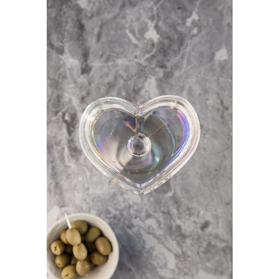 Uberstar Herzglas irisierend 2er-Set  