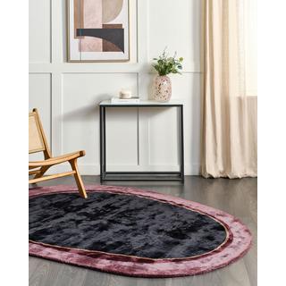 Beliani Tapis en Soie artificielle Moderne PITHORO  