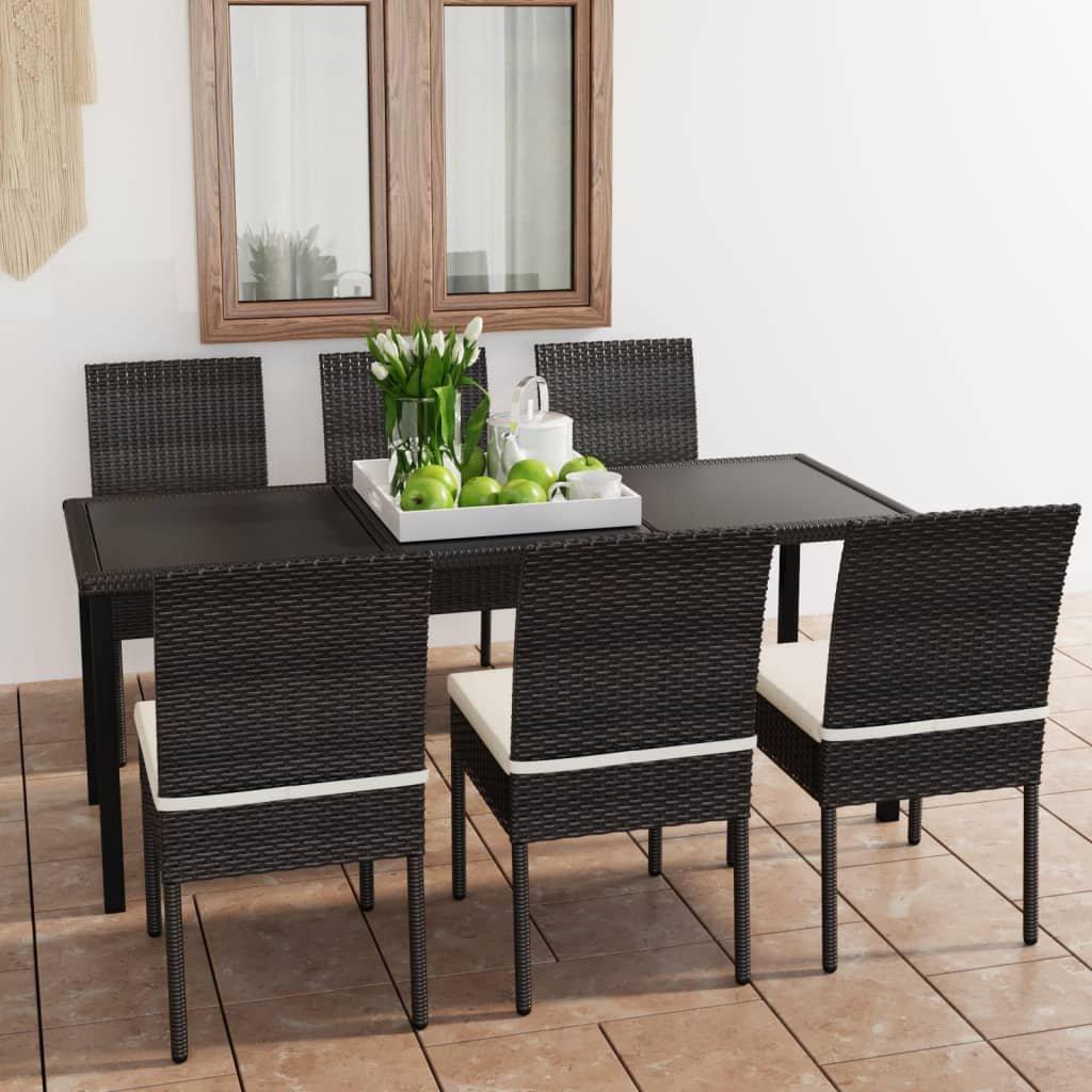 VidaXL Garten-essgruppe poly-rattan  