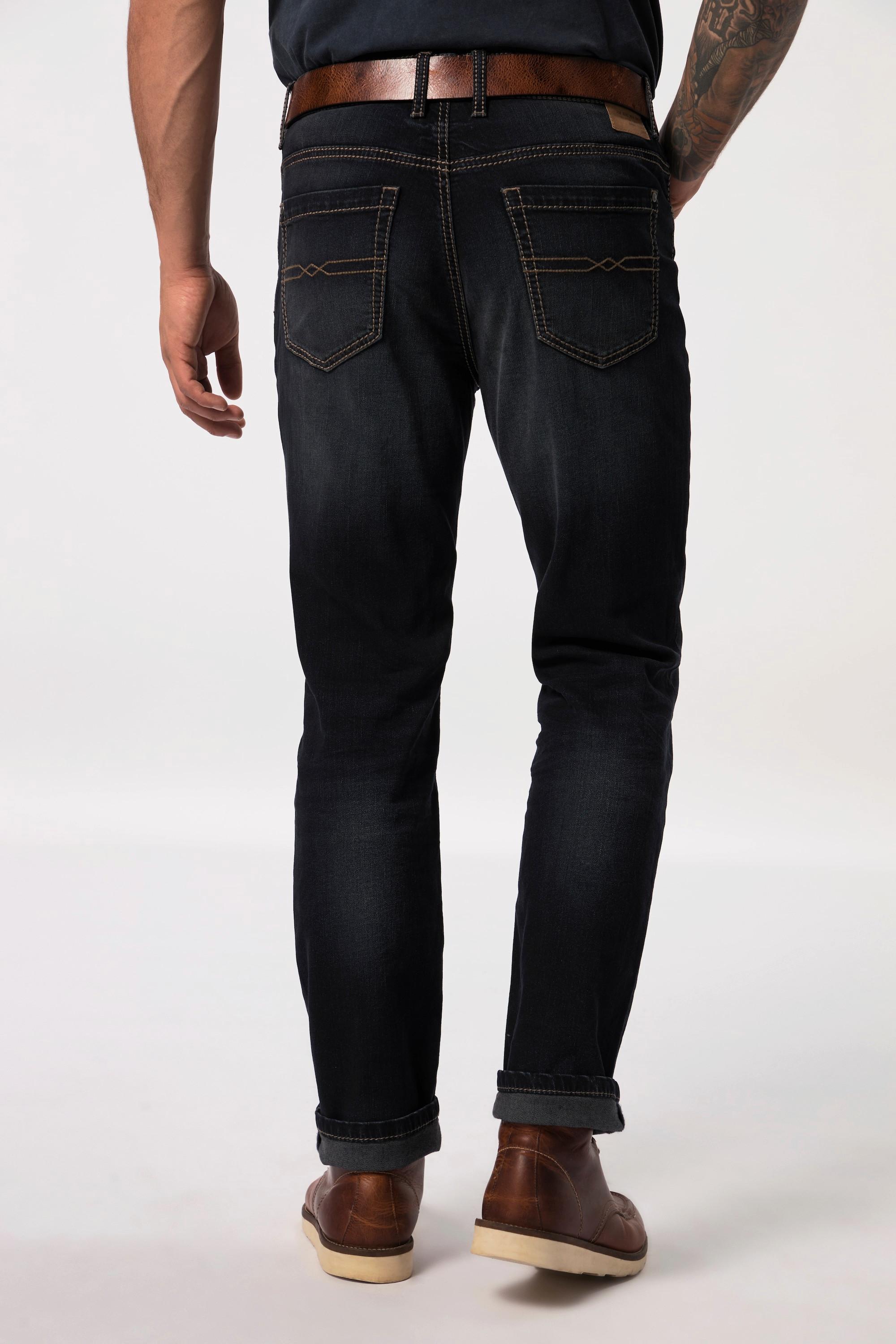 JP1880  Jeans, FLEXNAMIC®, Kontrast Stitching, 5-Pocket, Straight Fit 