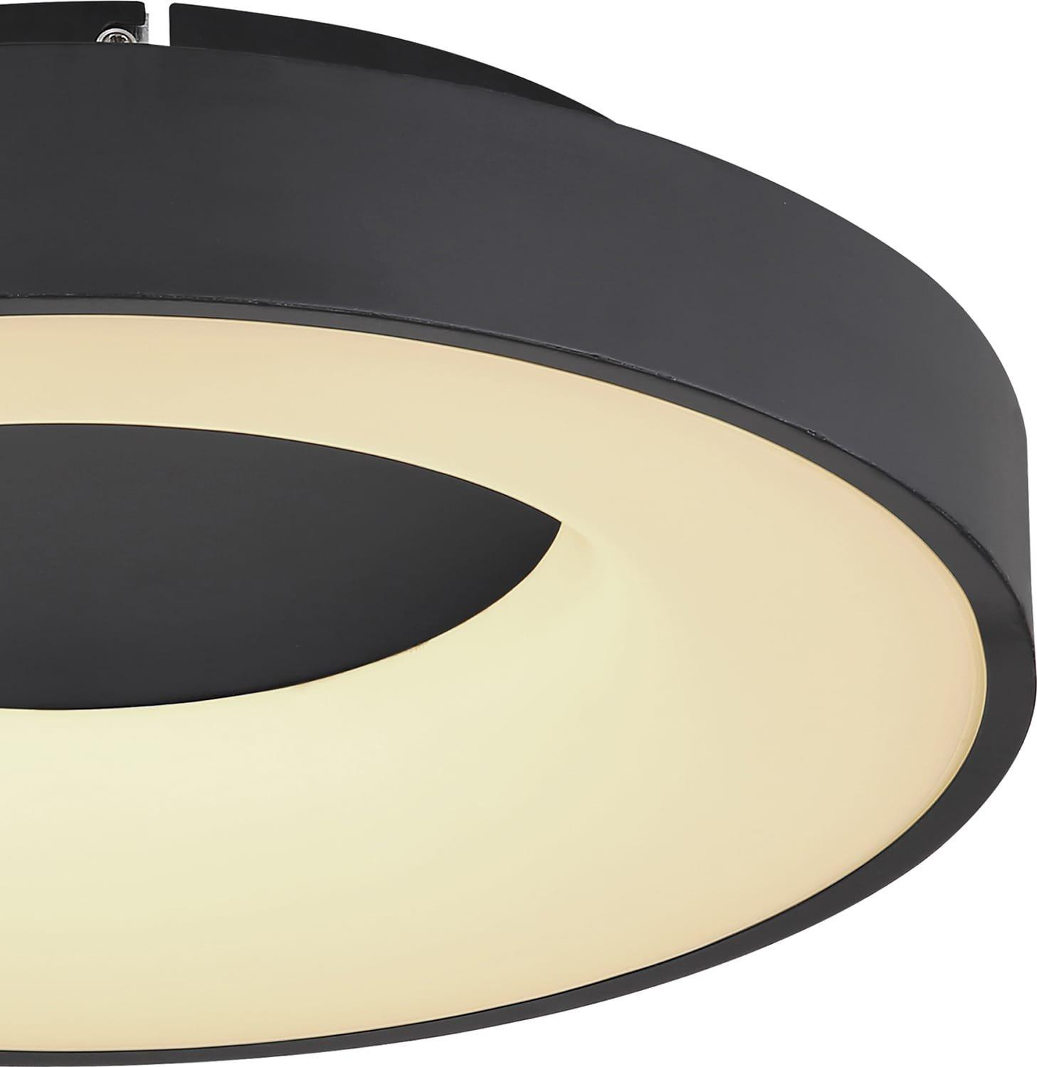 mutoni Plafoniera Jolli metallo nero LED 40x40x10  