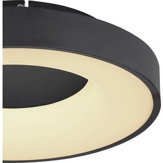 mutoni Plafonnier Jolli métal noir LED 40x40x10  