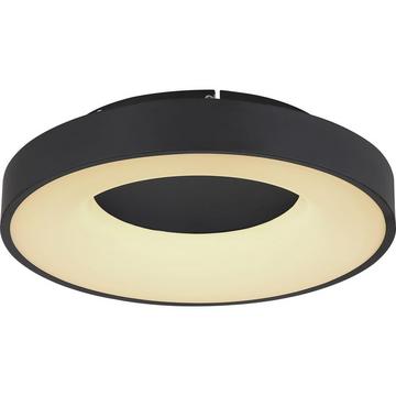 Plafonnier Jolli métal noir LED 40x40x10