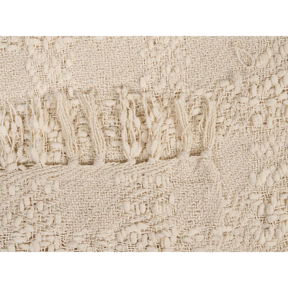 Beliani Boho VELLA Baumwoll Kuscheldecke  