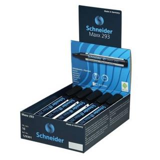 Schneider Schreibgeräte  Schneider Schreibgeräte Maxx 293 marqueur 10 pièce(s) Pointe biseautée Noir 