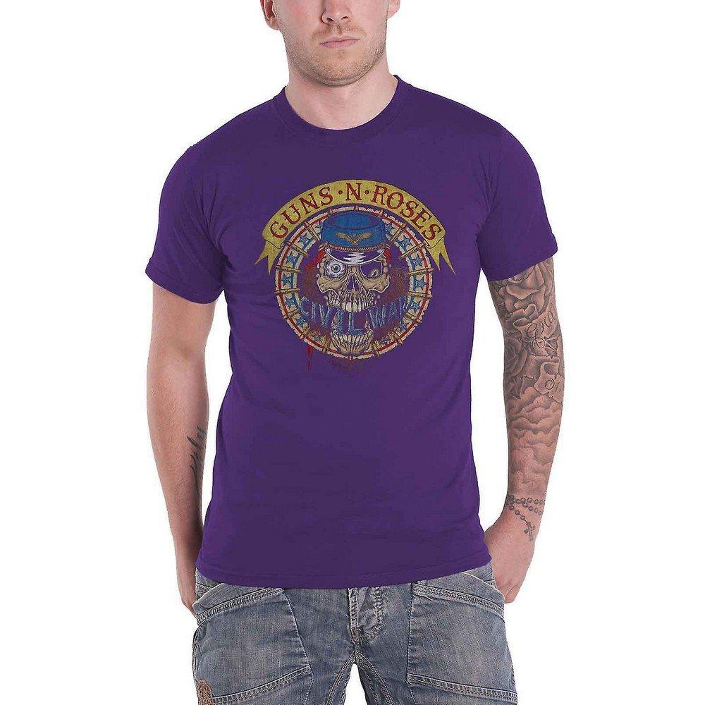 Guns N Roses  Skull Circle TShirt 