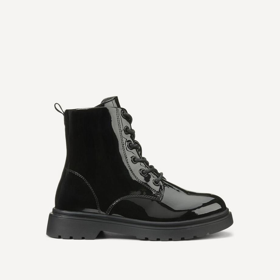 La Redoute Collections Bottines vernies à lacets  