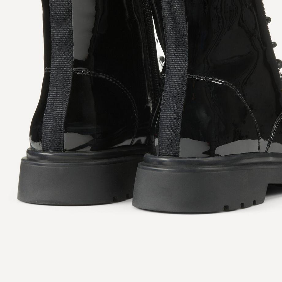 La Redoute Collections Bottines vernies à lacets  