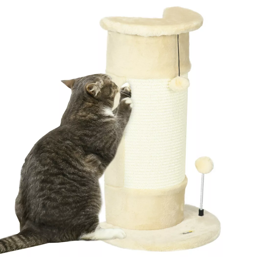 PawHut - Kratzbaum, One Size, Weiss