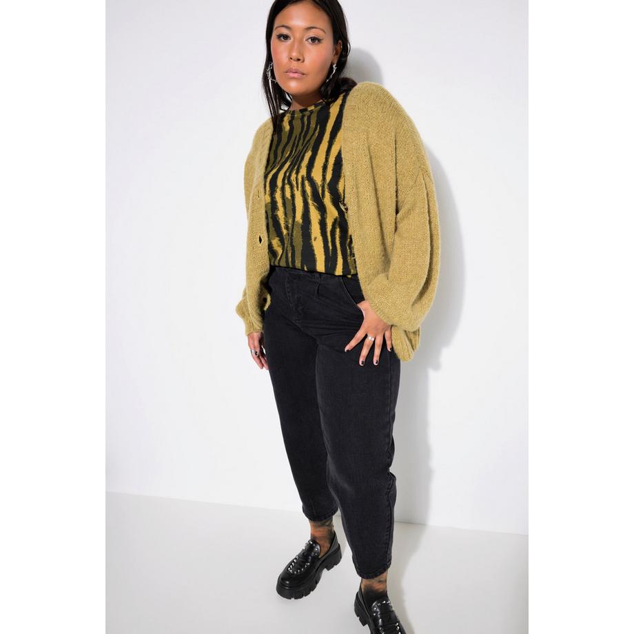 Studio Untold Oversize Ballon Langarm Strickjacke  