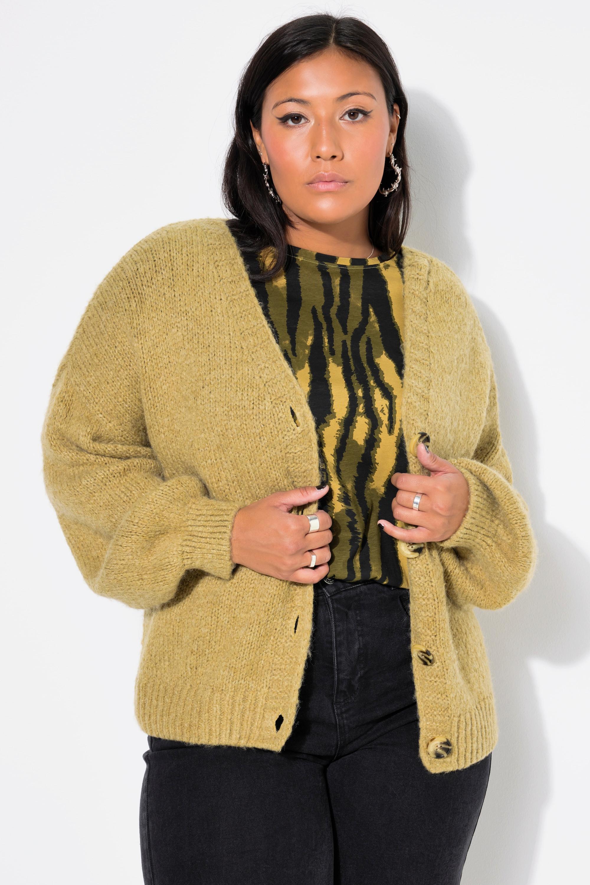 Studio Untold Cardigan Oversize Maniche Lunghe a Palloncino  