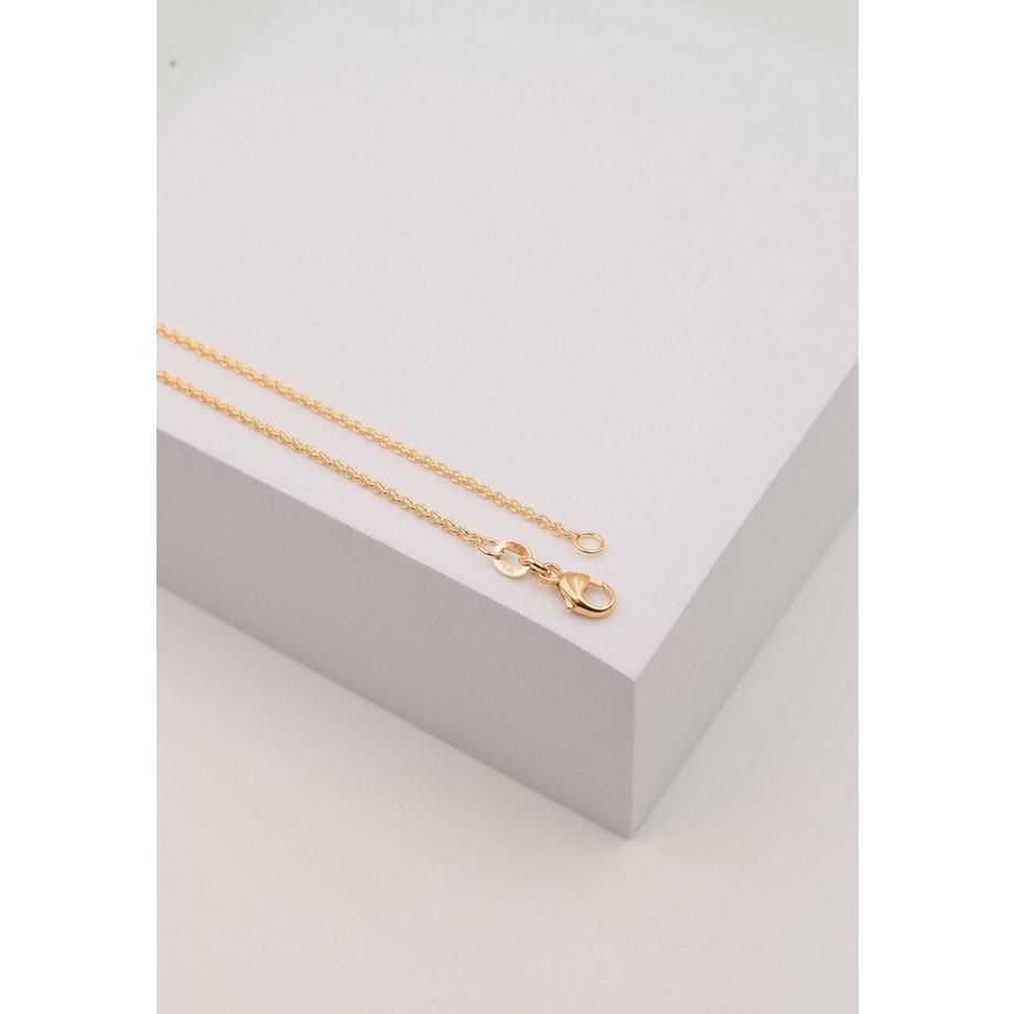 MUAU Schmuck  Collier Rundanker Rotgold 750, 1.5mm, 42cm 