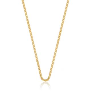 MUAU Schmuck  Collier gourmette or jaune 750, 2.3mm, 40cm 