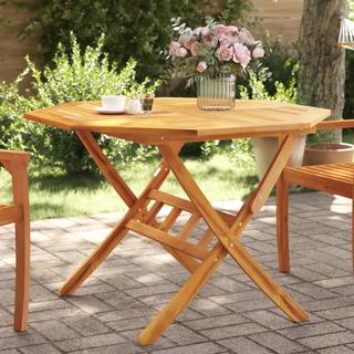 VidaXL Table de jardin bois d'acacia  