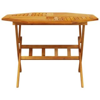 VidaXL Table de jardin bois d'acacia  