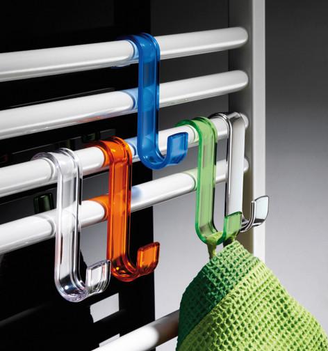 diaqua Gancio per radiatore verde trasparente  