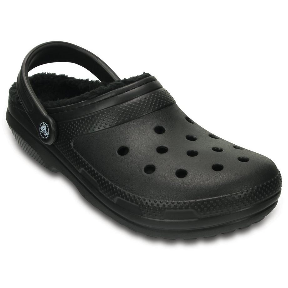 crocs Classic Fuzz Lined Clog  