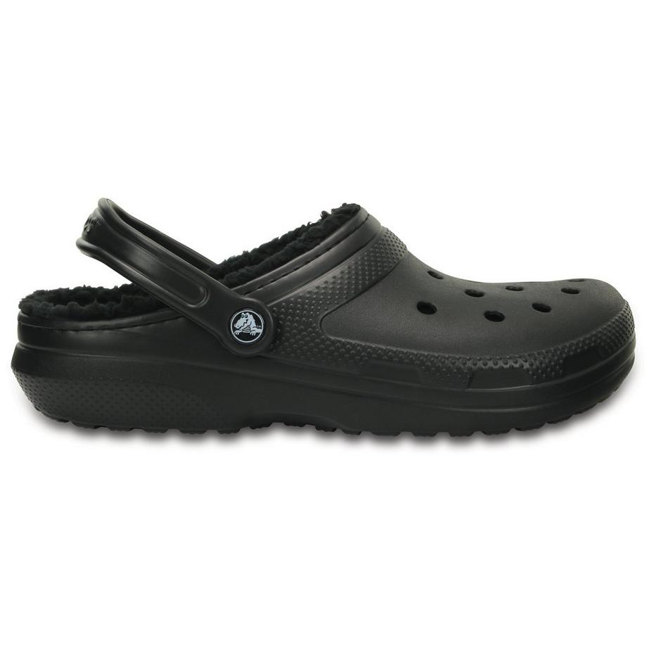 Crocs classic fuzz lined clog